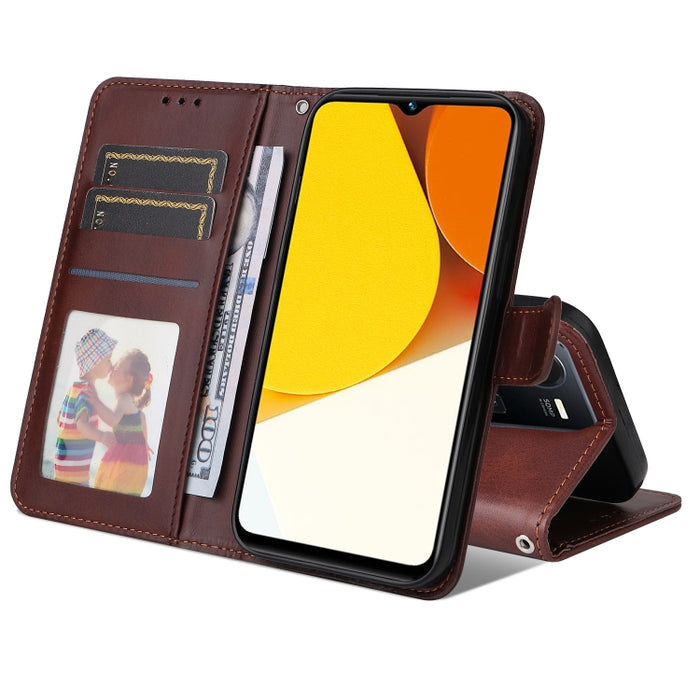 Estuche para teléfono de cuero con textura de becerro JSM, For OPPO Reno8 5G Global, For OPPO Reno8 Pro 5G Global, For vivo Y02s / Y16 4G, For vivo Y35 4G / Y22 / Y22s, For Xiaomi Poco M4 5G / M5 4G, For Xiaomi 12T / 12T Pro / Redmi K50 Ultra          ...