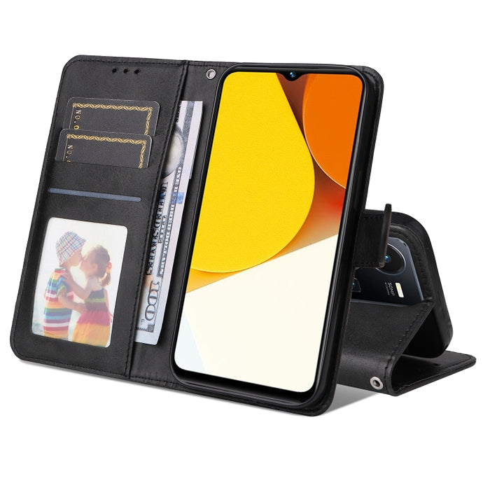 Estuche para teléfono de cuero con textura de becerro JSM, For OPPO Reno8 5G Global, For OPPO Reno8 Pro 5G Global, For vivo Y02s / Y16 4G, For vivo Y35 4G / Y22 / Y22s, For Xiaomi Poco M4 5G / M5 4G, For Xiaomi 12T / 12T Pro / Redmi K50 Ultra          ...