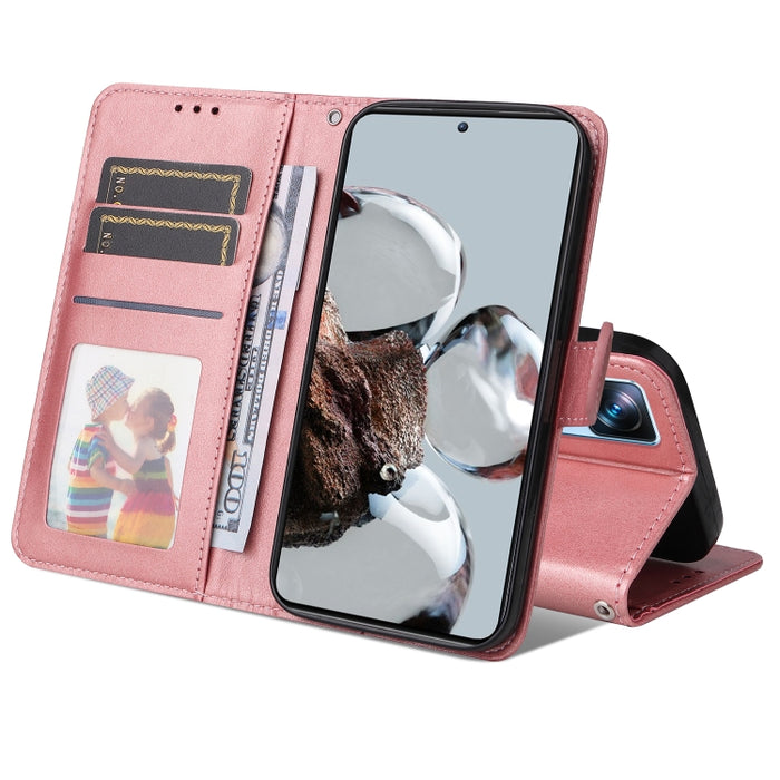 Estuche para teléfono de cuero con textura de becerro JSM, For OPPO Reno8 5G Global, For OPPO Reno8 Pro 5G Global, For vivo Y02s / Y16 4G, For vivo Y35 4G / Y22 / Y22s, For Xiaomi Poco M4 5G / M5 4G, For Xiaomi 12T / 12T Pro / Redmi K50 Ultra          ...