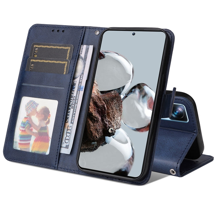 Estuche para teléfono de cuero con textura de becerro JSM, For OPPO Reno8 5G Global, For OPPO Reno8 Pro 5G Global, For vivo Y02s / Y16 4G, For vivo Y35 4G / Y22 / Y22s, For Xiaomi Poco M4 5G / M5 4G, For Xiaomi 12T / 12T Pro / Redmi K50 Ultra          ...