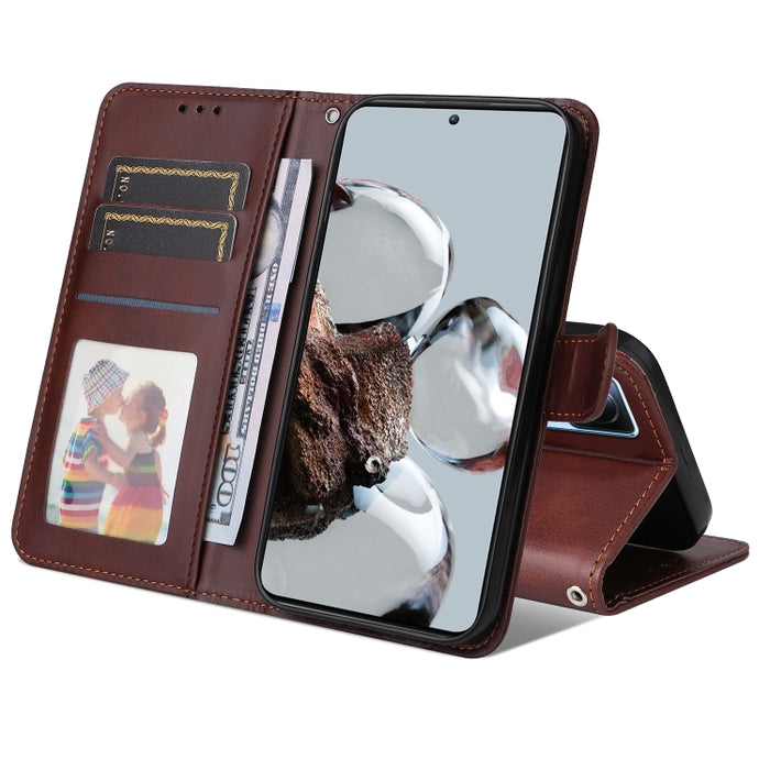 Estuche para teléfono de cuero con textura de becerro JSM, For OPPO Reno8 5G Global, For OPPO Reno8 Pro 5G Global, For vivo Y02s / Y16 4G, For vivo Y35 4G / Y22 / Y22s, For Xiaomi Poco M4 5G / M5 4G, For Xiaomi 12T / 12T Pro / Redmi K50 Ultra          ...