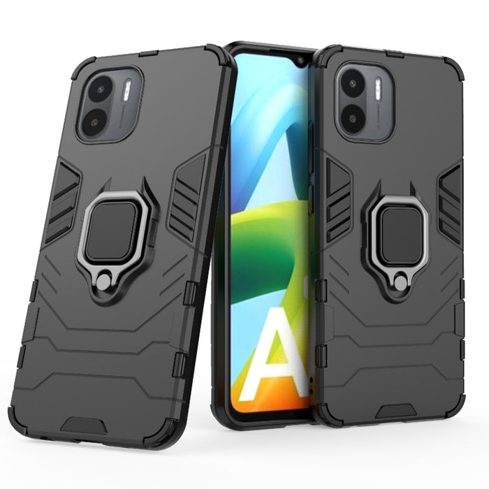 Funda protectora para teléfono PC + TPU a prueba de golpes con soporte de anillo magnético, For vivo Y16, For vivo Y35 4G, For Xiaomi Redmi A1