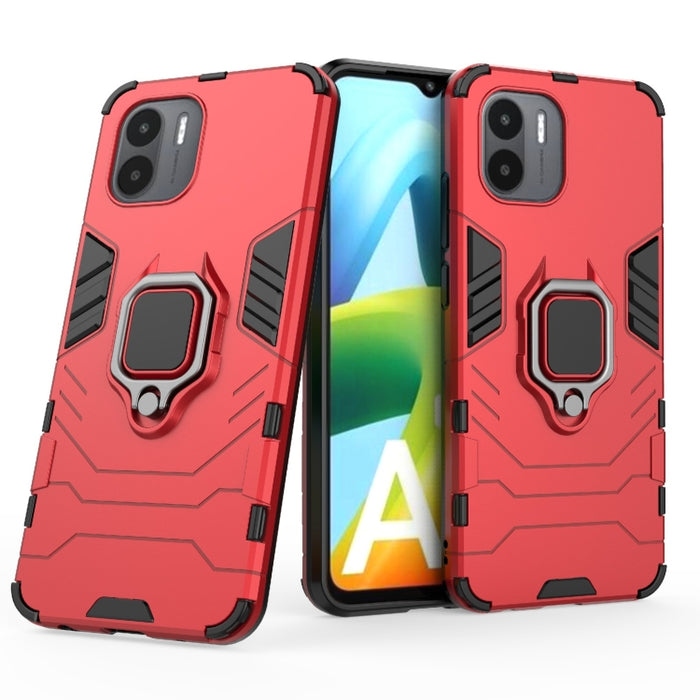 Funda protectora para teléfono PC + TPU a prueba de golpes con soporte de anillo magnético, For vivo Y16, For vivo Y35 4G, For Xiaomi Redmi A1