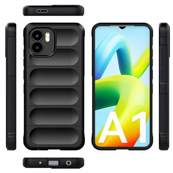 Magic Shield TPU + Estuche para teléfono de franela, For Xiaomi Redmi A1 4G Global