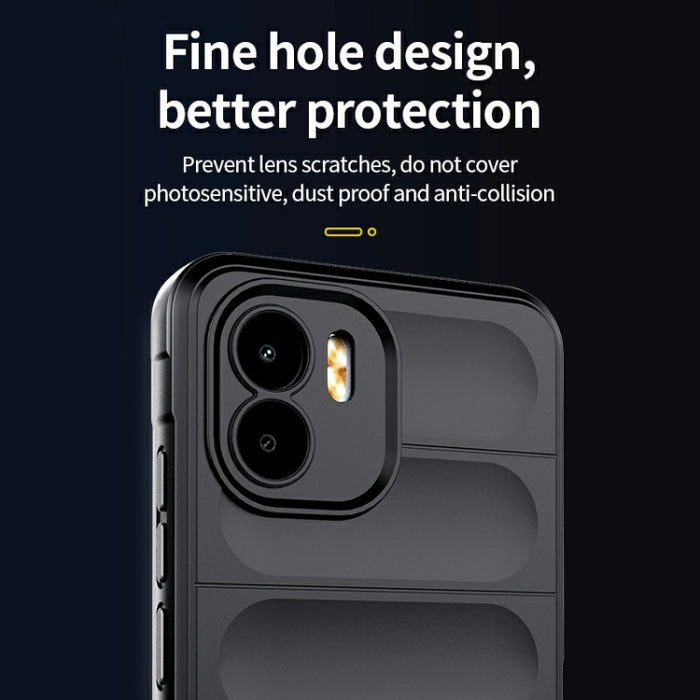 Magic Shield TPU + Estuche para teléfono de franela, For Xiaomi Redmi A1 4G Global