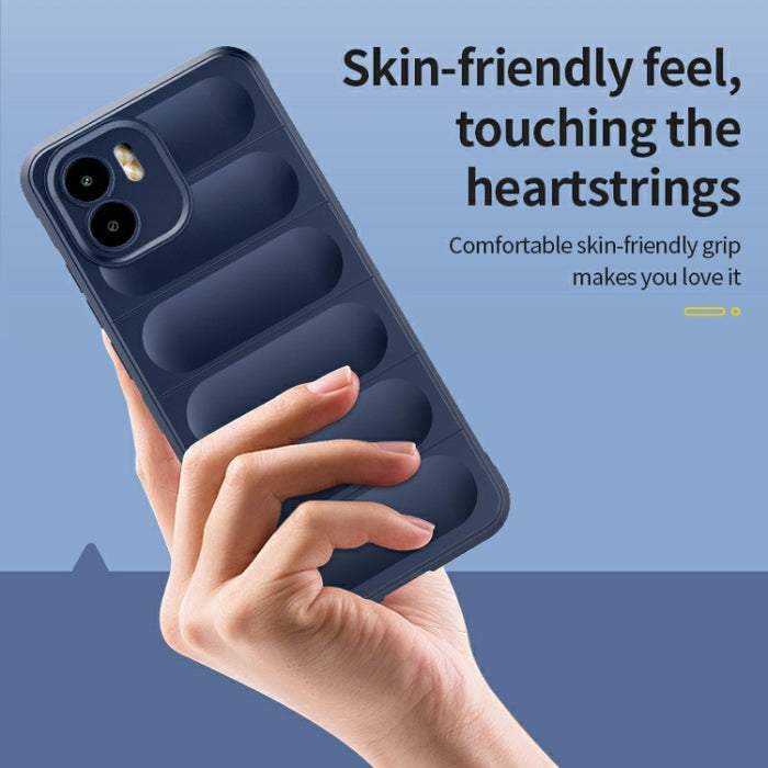 Magic Shield TPU + Estuche para teléfono de franela, For Xiaomi Redmi A1 4G Global