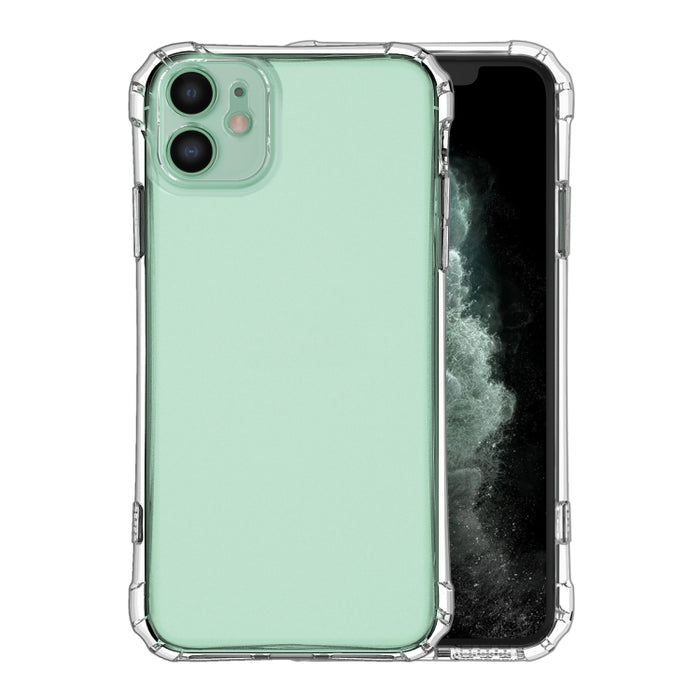 Estuche a prueba de golpes con bolsa de aire de TPU transparente con orificio de conversión de sonido