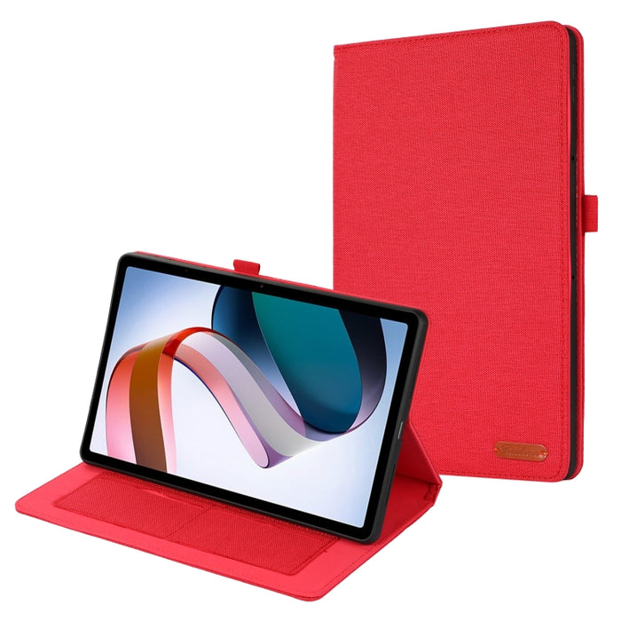 Estuche para tableta de cuero y tela, For Xiaomi Redmi Pad 10.61
