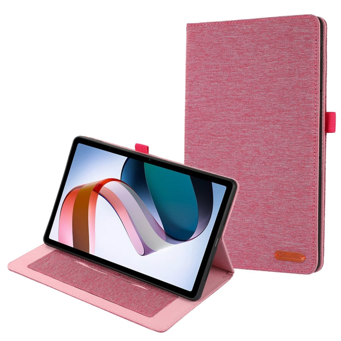 Estuche para tableta de cuero y tela, For Xiaomi Redmi Pad 10.61