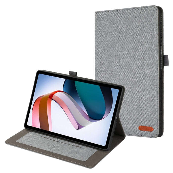 Estuche para tableta de cuero y tela, For Xiaomi Redmi Pad 10.61