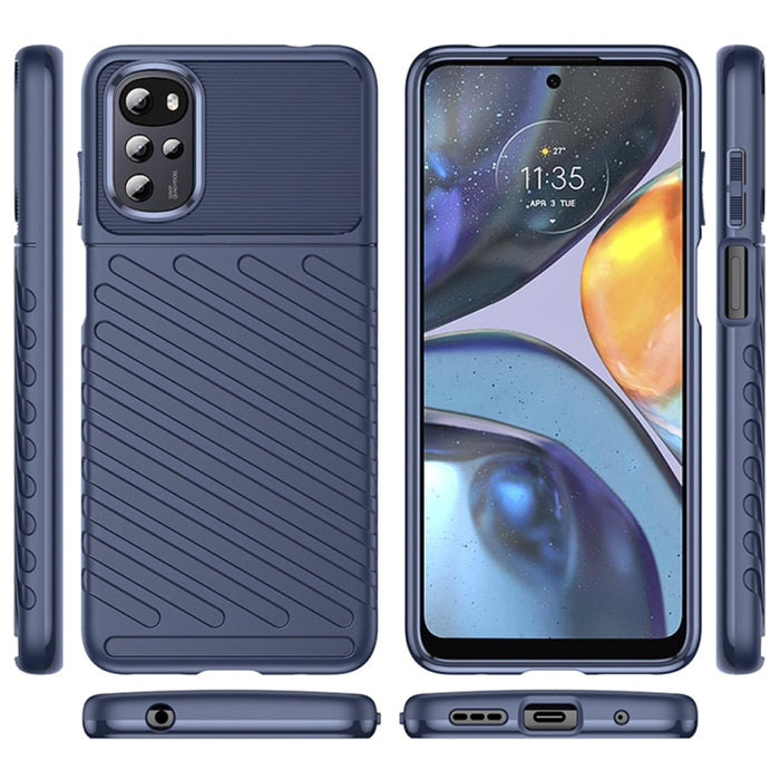 Estuche protector de teléfono suave TPU a prueba de golpes Thunderbolt, For Motorola Moto E32 India, For Xiaomi 12T / 12T Pro / Redmi K50 Ultra