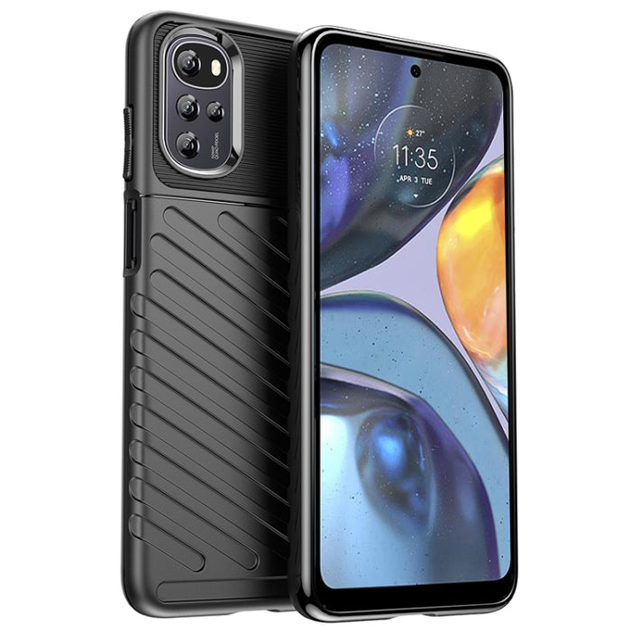 Estuche protector de teléfono suave TPU a prueba de golpes Thunderbolt, For Motorola Moto E32 India, For Xiaomi 12T / 12T Pro / Redmi K50 Ultra