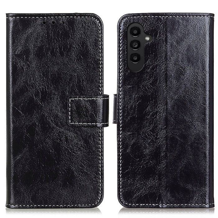 Estuche para teléfono de cuero con tapa horizontal y textura de caballo loco retro, For Samsung Galaxy A14 5G, For Samsung Galaxy S23 5G, For Samsung Galaxy S23+ 5G, For Samsung Galaxy S23 Ultra 5G, For Xiaomi 12T/12T Pro/Redmi K50 Ultra, For Nokia G60 5G