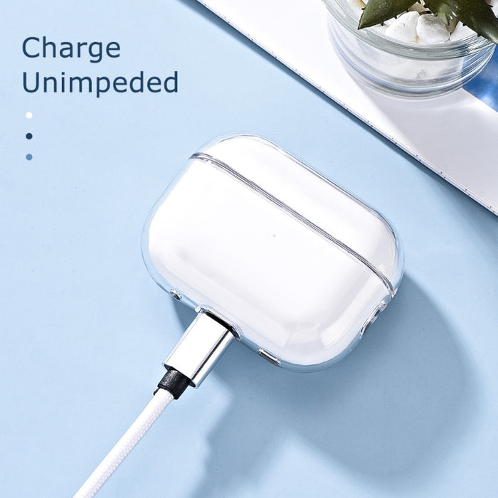 Para AirPods Pro 2 Auriculares Funda protectora transparente para PC