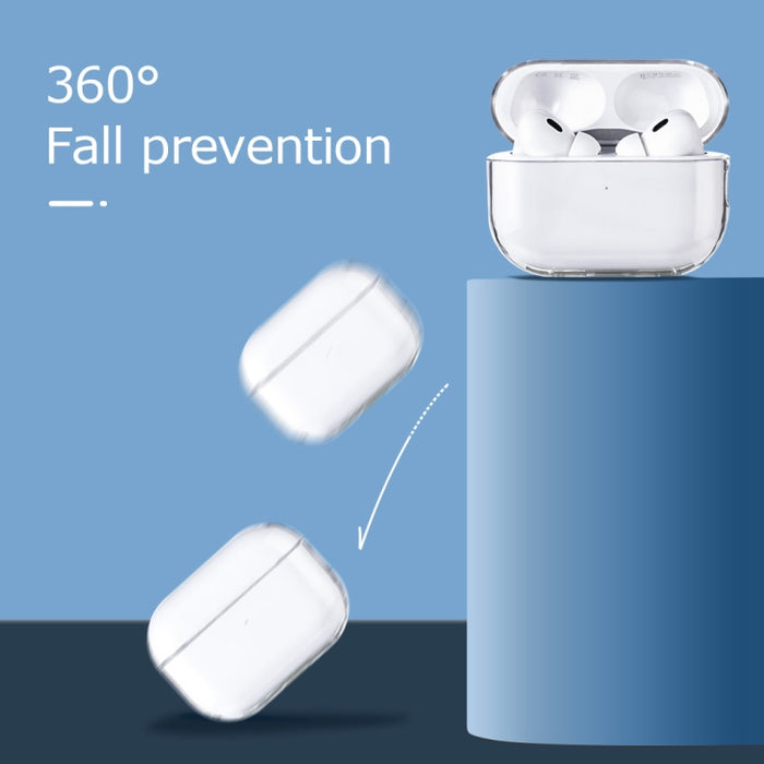Para AirPods Pro 2 Auriculares Funda protectora transparente para PC