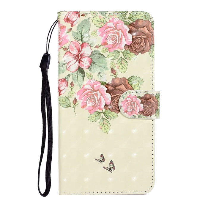 Estuche de cuero con tapa horizontal de dibujo en color 3D con soporte, ranura para tarjeta y billetera, For Xiaomi Redmi Note 9 Pro