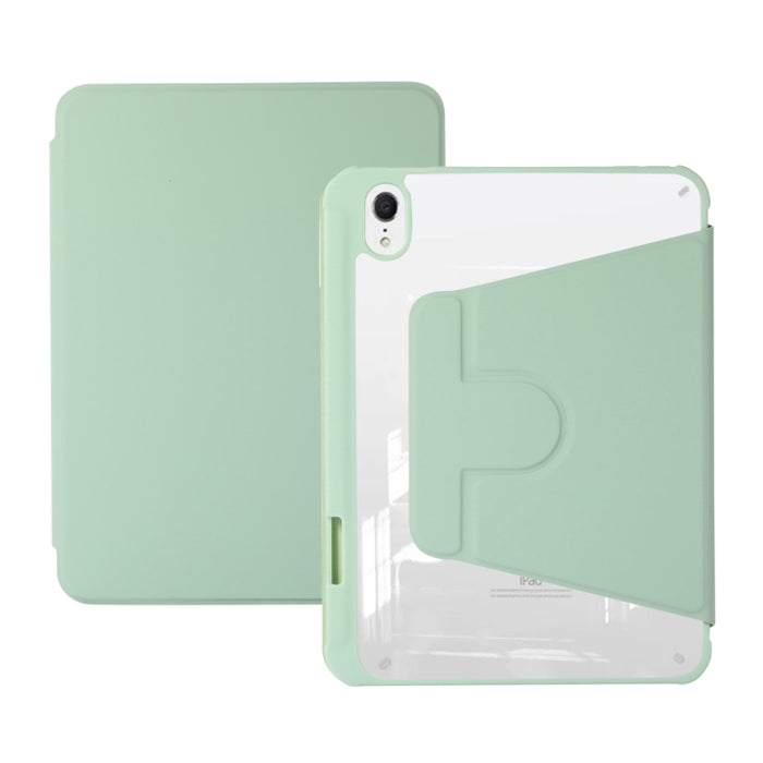 Funda de cuero para tableta con soporte giratorio acrílico