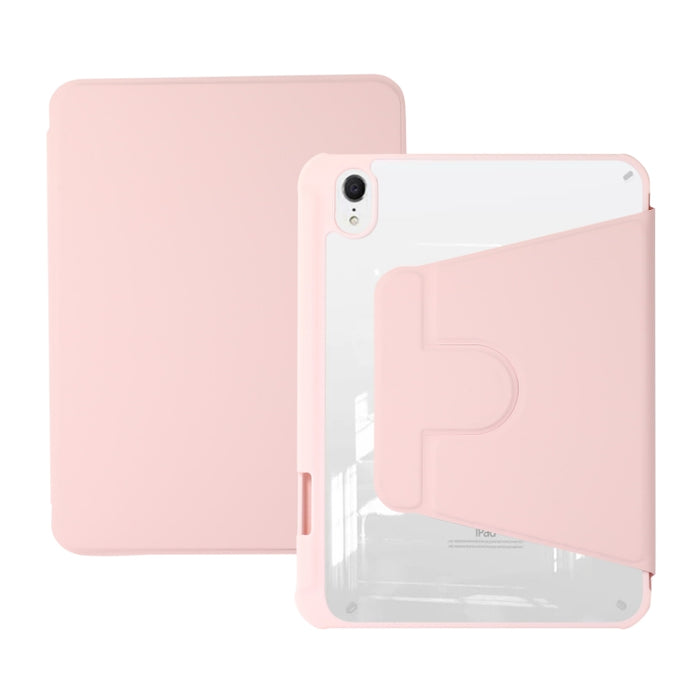 Funda de cuero para tableta con soporte giratorio acrílico