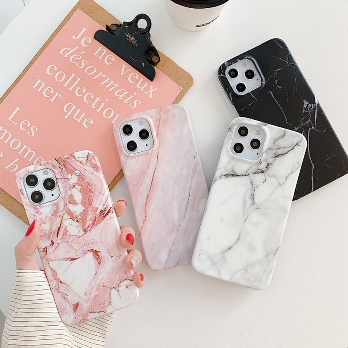 Estuche para teléfono TPU esmerilado de mármol