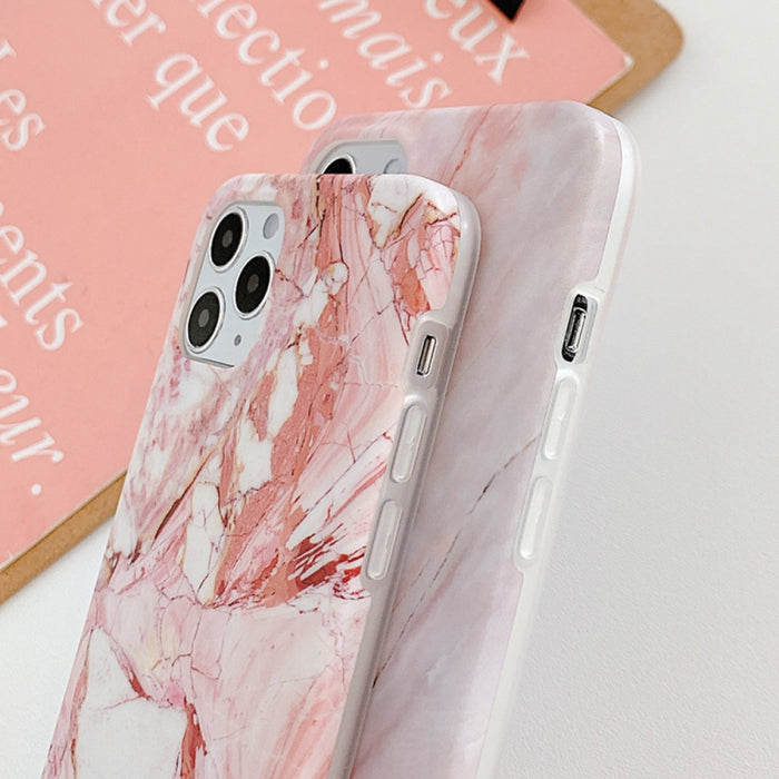 Estuche para teléfono TPU esmerilado de mármol