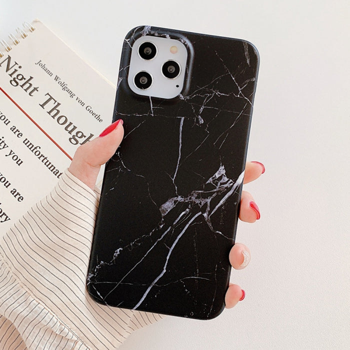 Estuche para teléfono TPU esmerilado de mármol