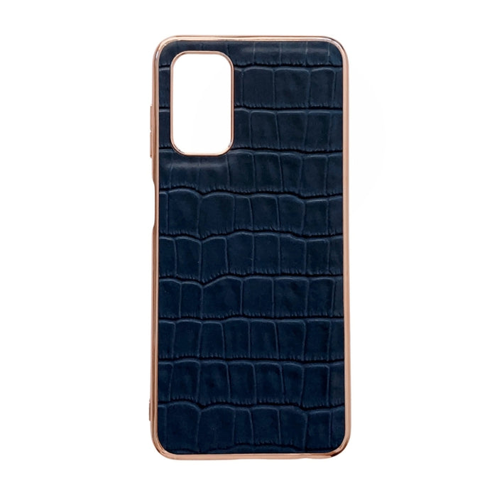 Caja de teléfono de galvanoplastia de cuero genuino con textura de cocodrilo, For Samsung Galaxy A13 4G, For Samsung Galaxy A23 4G/5G, For Samsung Galaxy A33 5G, For Samsung Galaxy A53 5G, For Samsung Galaxy A73 5G, For Samsung Galaxy Z Flip3 5G       ...