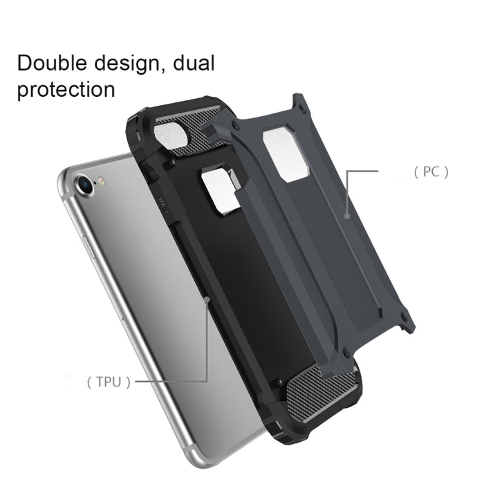 Estuche combinado para teléfono Magic Armor TPU + PC, For iPhone 8