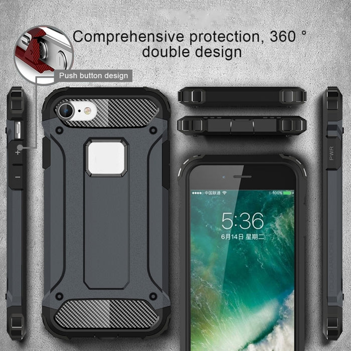 Estuche combinado para teléfono Magic Armor TPU + PC, For iPhone 8