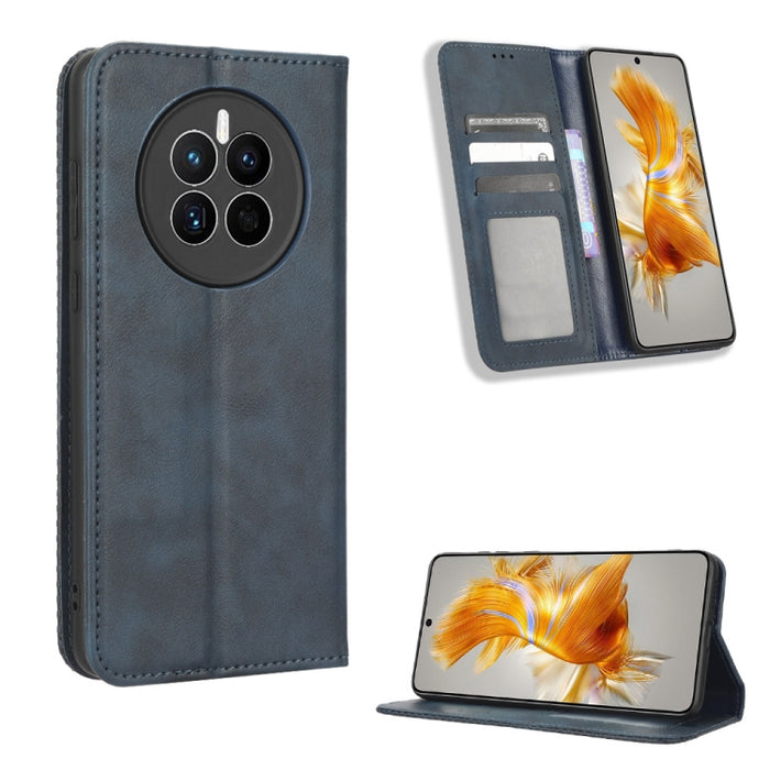 Caja de teléfono de cuero con textura retro con hebilla magnética, For Realme C33 4G, For T-Mobile Revvl 6 5G, For T-Mobile REVVL 6 Pro 5G, For vivo V25 5G /  X80 Lite, For vivo V25 Pro / S15 Pro, For vivo Y35 4G / Y22s 4G / Y22 4G 2022                ...