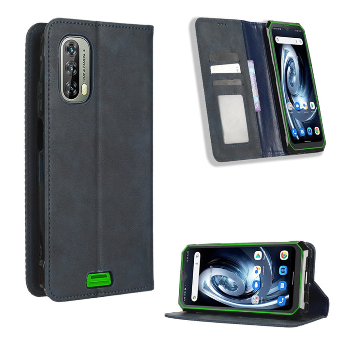 Caja de teléfono de cuero con textura retro con hebilla magnética, For Realme C33 4G, For T-Mobile Revvl 6 5G, For T-Mobile REVVL 6 Pro 5G, For vivo V25 5G /  X80 Lite, For vivo V25 Pro / S15 Pro, For vivo Y35 4G / Y22s 4G / Y22 4G 2022                ...