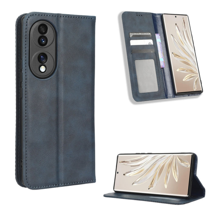Caja de teléfono de cuero con textura retro con hebilla magnética, For Realme C33 4G, For T-Mobile Revvl 6 5G, For T-Mobile REVVL 6 Pro 5G, For vivo V25 5G /  X80 Lite, For vivo V25 Pro / S15 Pro, For vivo Y35 4G / Y22s 4G / Y22 4G 2022                ...