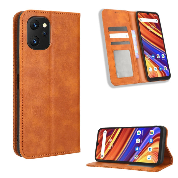 Caja de teléfono de cuero con textura retro con hebilla magnética, For Samsung Galaxy A23e / A23s / A23 5G JP, For Sony Xperia 5 IV, For Sharp Aquos Sense7 Plus, For iPhone 14 Plus, For Sharp Aquos Sense7, For iPhone 14 Pro Max                         ...