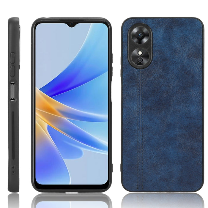 Coser vaca patrón piel PC + PU + TPU caja del teléfono, For OPPO A17, For Xiaomi Redmi A1, For Honor X8 5G/X6 5G/Play6C, For Samsung Galaxy A04 4G, For Xiaomi Poco M4 5G, For Xiaomi Poco M5 4G