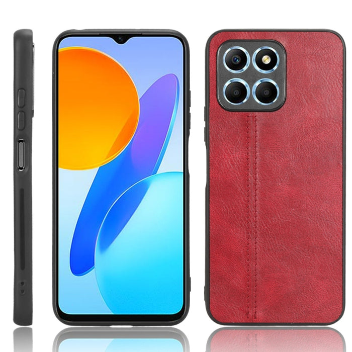 Coser vaca patrón piel PC + PU + TPU caja del teléfono, For OPPO A17, For Xiaomi Redmi A1, For Honor X8 5G/X6 5G/Play6C, For Samsung Galaxy A04 4G, For Xiaomi Poco M4 5G, For Xiaomi Poco M5 4G