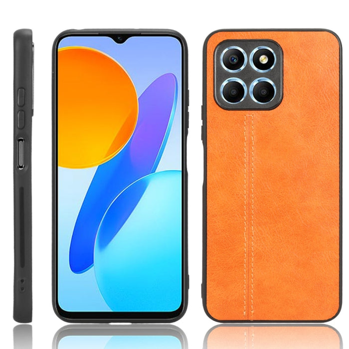 Coser vaca patrón piel PC + PU + TPU caja del teléfono, For OPPO A17, For Xiaomi Redmi A1, For Honor X8 5G/X6 5G/Play6C, For Samsung Galaxy A04 4G, For Xiaomi Poco M4 5G, For Xiaomi Poco M5 4G