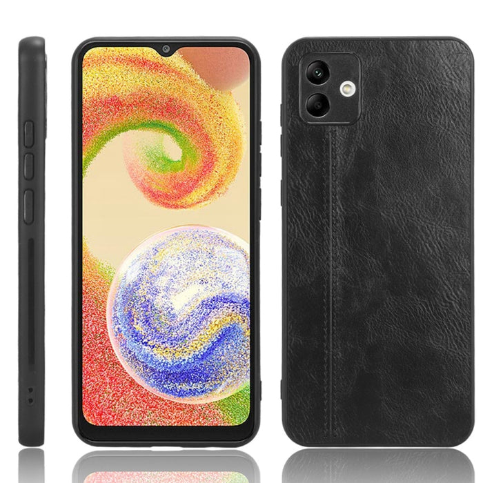 Coser vaca patrón piel PC + PU + TPU caja del teléfono, For OPPO A17, For Xiaomi Redmi A1, For Honor X8 5G/X6 5G/Play6C, For Samsung Galaxy A04 4G, For Xiaomi Poco M4 5G, For Xiaomi Poco M5 4G
