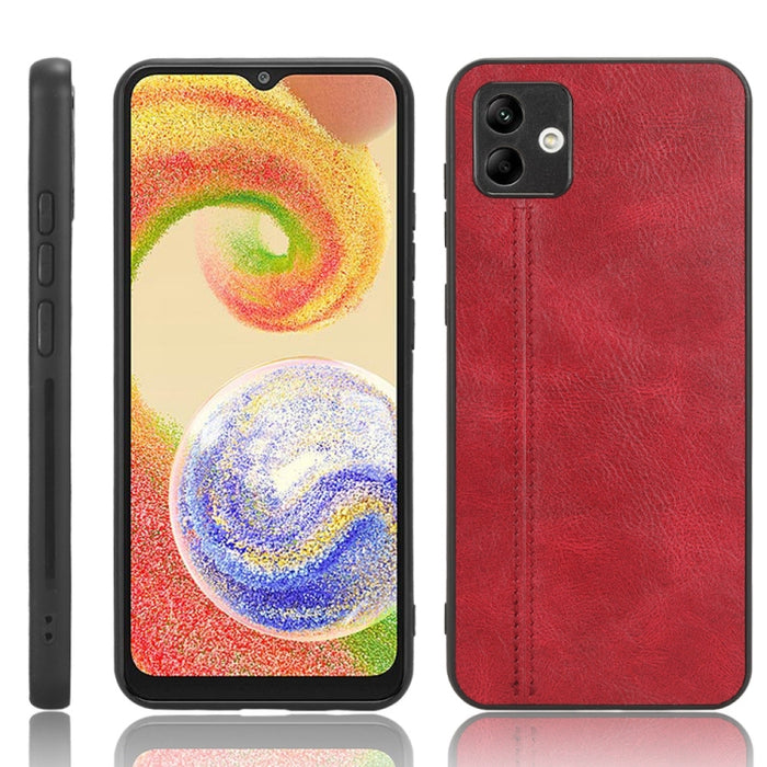 Coser vaca patrón piel PC + PU + TPU caja del teléfono, For OPPO A17, For Xiaomi Redmi A1, For Honor X8 5G/X6 5G/Play6C, For Samsung Galaxy A04 4G, For Xiaomi Poco M4 5G, For Xiaomi Poco M5 4G