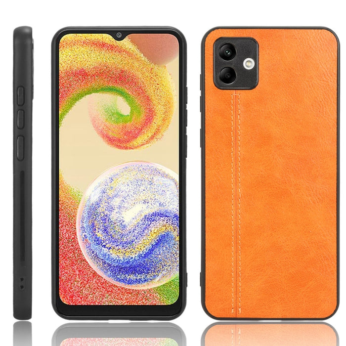Coser vaca patrón piel PC + PU + TPU caja del teléfono, For OPPO A17, For Xiaomi Redmi A1, For Honor X8 5G/X6 5G/Play6C, For Samsung Galaxy A04 4G, For Xiaomi Poco M4 5G, For Xiaomi Poco M5 4G