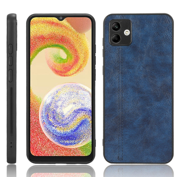 Coser vaca patrón piel PC + PU + TPU caja del teléfono, For OPPO A17, For Xiaomi Redmi A1, For Honor X8 5G/X6 5G/Play6C, For Samsung Galaxy A04 4G, For Xiaomi Poco M4 5G, For Xiaomi Poco M5 4G