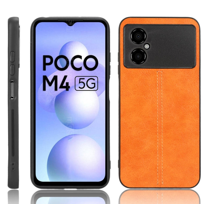 Coser vaca patrón piel PC + PU + TPU caja del teléfono, For OPPO A17, For Xiaomi Redmi A1, For Honor X8 5G/X6 5G/Play6C, For Samsung Galaxy A04 4G, For Xiaomi Poco M4 5G, For Xiaomi Poco M5 4G