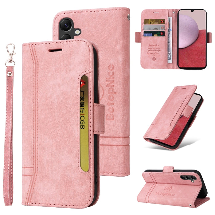 BETOPNICE Estuche de cuero con hebilla de doble cara para teléfono, For Xiaomi 12T / 12T Pro / K50 Ultra, For Xiaomi Redmi A1 4G, For Huawei nova Y70 / Y70 Plus / Enjoy 50, For Huawei nova Y90 / Enjoy 50 Pro, For Samsung Galaxy A14 5G                  ...