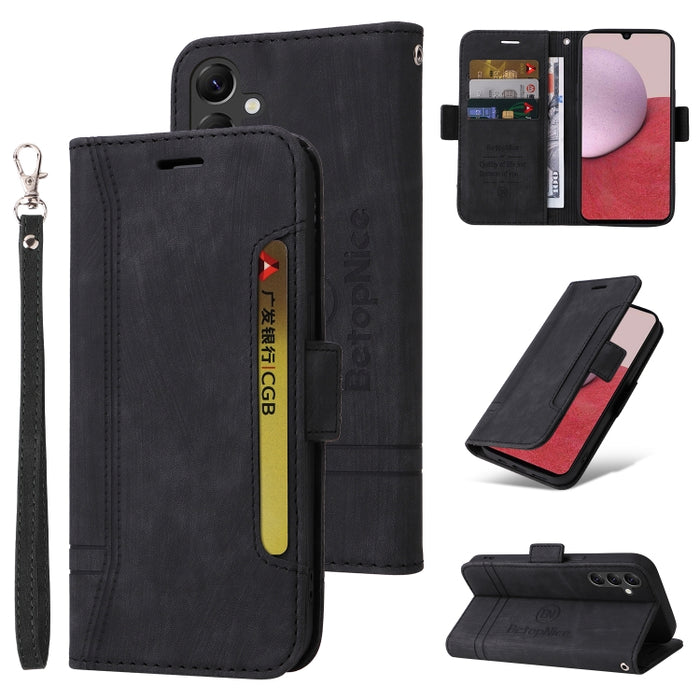 BETOPNICE Estuche de cuero con hebilla de doble cara para teléfono, For Xiaomi 12T / 12T Pro / K50 Ultra, For Xiaomi Redmi A1 4G, For Huawei nova Y70 / Y70 Plus / Enjoy 50, For Huawei nova Y90 / Enjoy 50 Pro, For Samsung Galaxy A14 5G                  ...