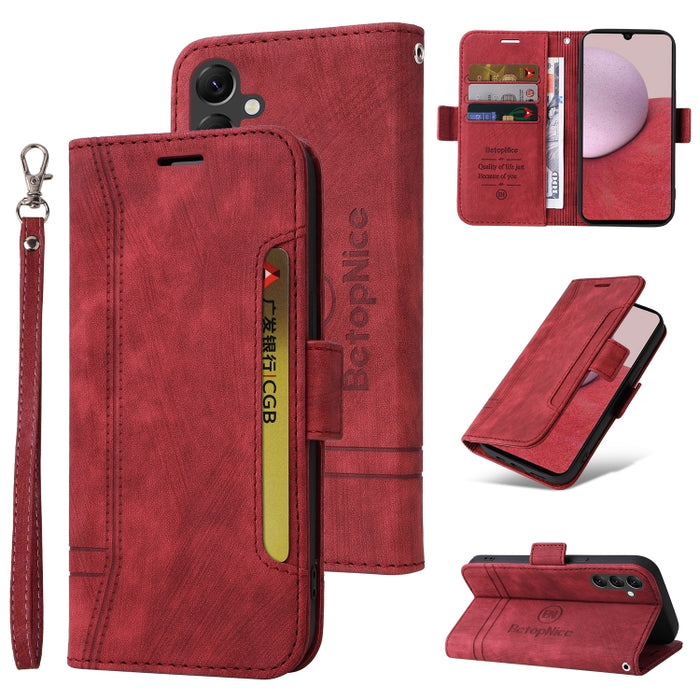 BETOPNICE Estuche de cuero con hebilla de doble cara para teléfono, For Xiaomi 12T / 12T Pro / K50 Ultra, For Xiaomi Redmi A1 4G, For Huawei nova Y70 / Y70 Plus / Enjoy 50, For Huawei nova Y90 / Enjoy 50 Pro, For Samsung Galaxy A14 5G                  ...