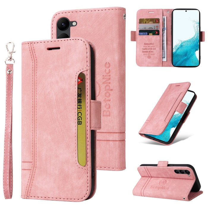 BETOPNICE Estuche de cuero con hebilla de doble cara para teléfono, For Xiaomi 12T / 12T Pro / K50 Ultra, For Xiaomi Redmi A1 4G, For Huawei nova Y70 / Y70 Plus / Enjoy 50, For Huawei nova Y90 / Enjoy 50 Pro, For Samsung Galaxy A14 5G                  ...