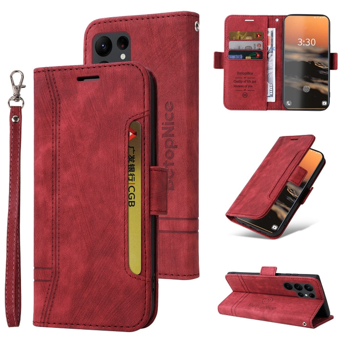 BETOPNICE Estuche de cuero con hebilla de doble cara para teléfono, For Xiaomi 12T / 12T Pro / K50 Ultra, For Xiaomi Redmi A1 4G, For Huawei nova Y70 / Y70 Plus / Enjoy 50, For Huawei nova Y90 / Enjoy 50 Pro, For Samsung Galaxy A14 5G                  ...