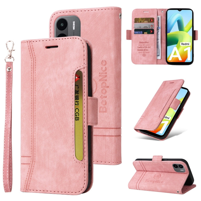 BETOPNICE Estuche de cuero con hebilla de doble cara para teléfono, For Xiaomi 12T / 12T Pro / K50 Ultra, For Xiaomi Redmi A1 4G, For Huawei nova Y70 / Y70 Plus / Enjoy 50, For Huawei nova Y90 / Enjoy 50 Pro, For Samsung Galaxy A14 5G                  ...