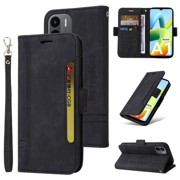 BETOPNICE Estuche de cuero con hebilla de doble cara para teléfono, For Xiaomi 12T / 12T Pro / K50 Ultra, For Xiaomi Redmi A1 4G, For Huawei nova Y70 / Y70 Plus / Enjoy 50, For Huawei nova Y90 / Enjoy 50 Pro, For Samsung Galaxy A14 5G                  ...