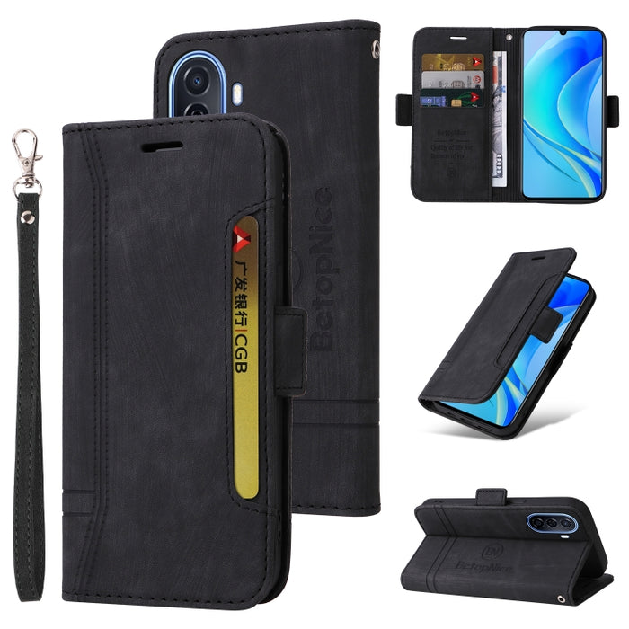 BETOPNICE Estuche de cuero con hebilla de doble cara para teléfono, For Xiaomi 12T / 12T Pro / K50 Ultra, For Xiaomi Redmi A1 4G, For Huawei nova Y70 / Y70 Plus / Enjoy 50, For Huawei nova Y90 / Enjoy 50 Pro, For Samsung Galaxy A14 5G                  ...