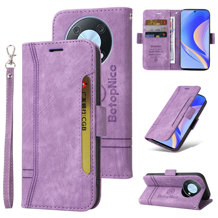 BETOPNICE Estuche de cuero con hebilla de doble cara para teléfono, For Xiaomi 12T / 12T Pro / K50 Ultra, For Xiaomi Redmi A1 4G, For Huawei nova Y70 / Y70 Plus / Enjoy 50, For Huawei nova Y90 / Enjoy 50 Pro, For Samsung Galaxy A14 5G                  ...