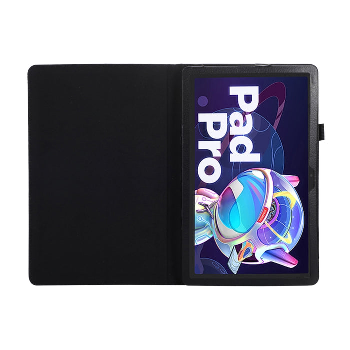 Estuche para tableta de cuero con textura Litchi con soporte, For Lenovo Tab P11 Pro Gen 2, For Xiaomi Pad 5 Pro 12.4